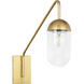 Kace 1 Light 4.8 inch Brass Wall sconce Wall Light