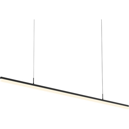 Stiletto LED 71.5 inch Satin Black Pendant Ceiling Light
