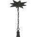 Astro 4 Light 27 inch Black Chandelier Ceiling Light