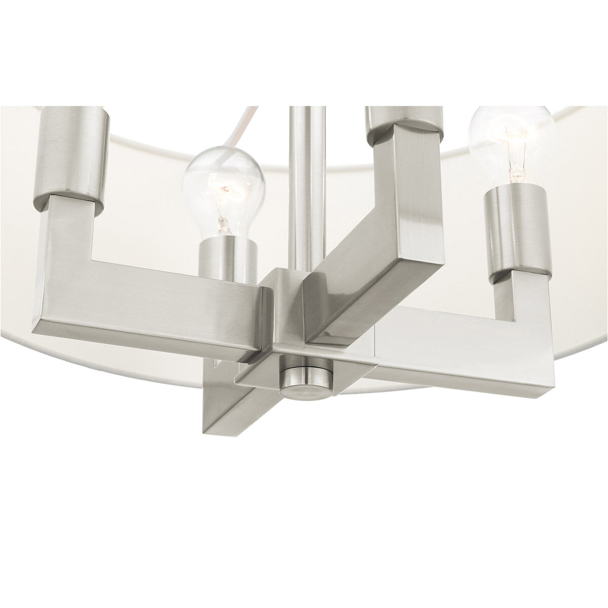 Cresthaven 4 Light 18 inch Brushed Nickel Chandelier Ceiling Light