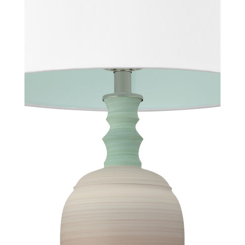 Happy 80's 30.25 inch 150.00 watt Brown/Light Blue/Clear Table Lamp Portable Light