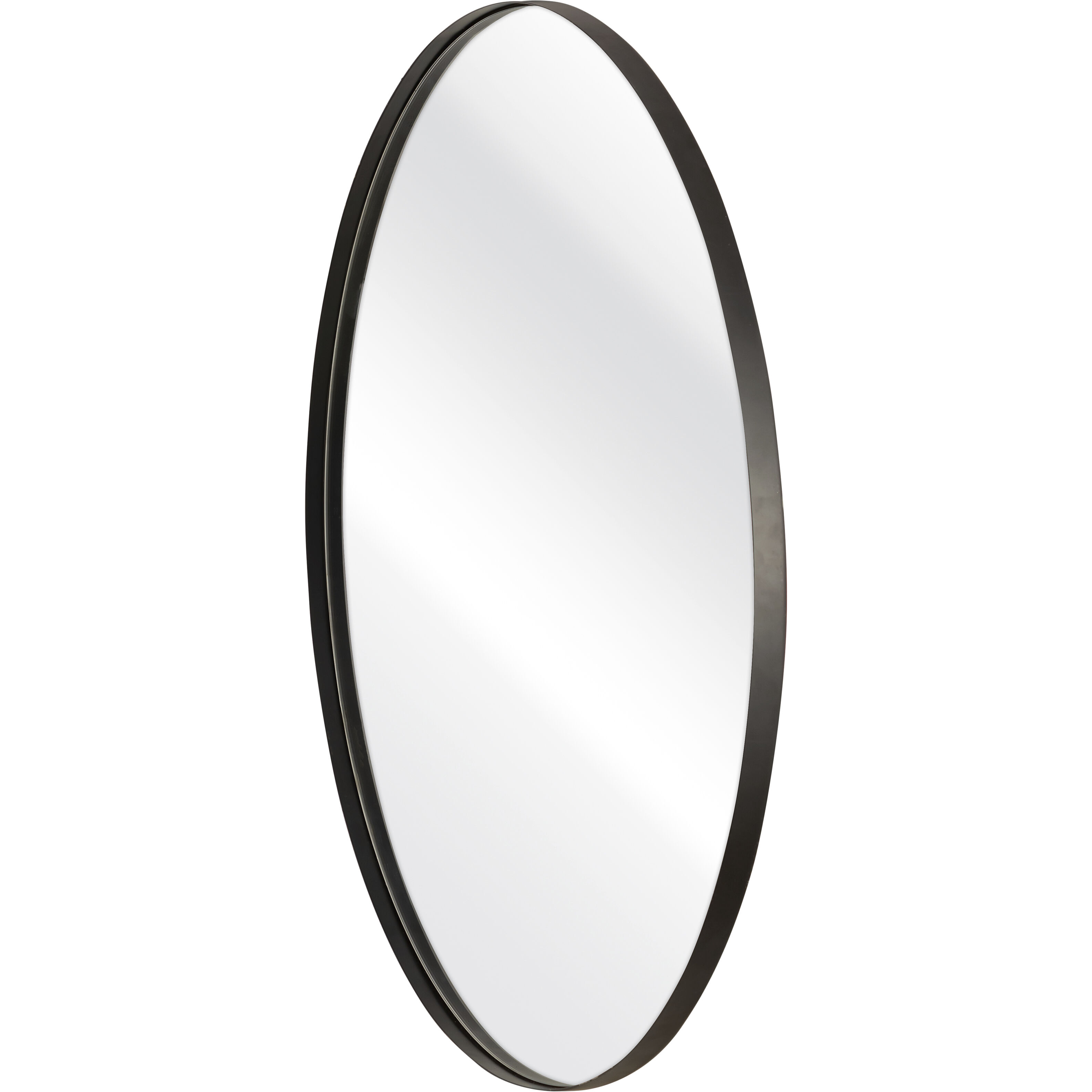 Beni 36 X 36 inch Black Wall Mirror