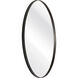 Beni 36 X 36 inch Black Wall Mirror