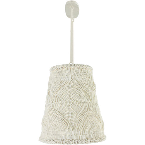 Angelina 4 Light 49 inch Winter White / Natural Chandelier Ceiling Light