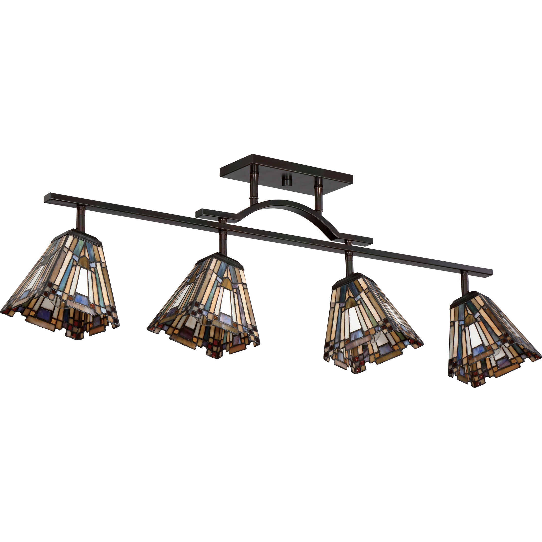Inglenook 4 Light 120V Valiant Bronze Track Light Ceiling Light, Naturals