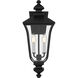 Farley 2 Light 20 inch Matte Black Outdoor Wall Lantern
