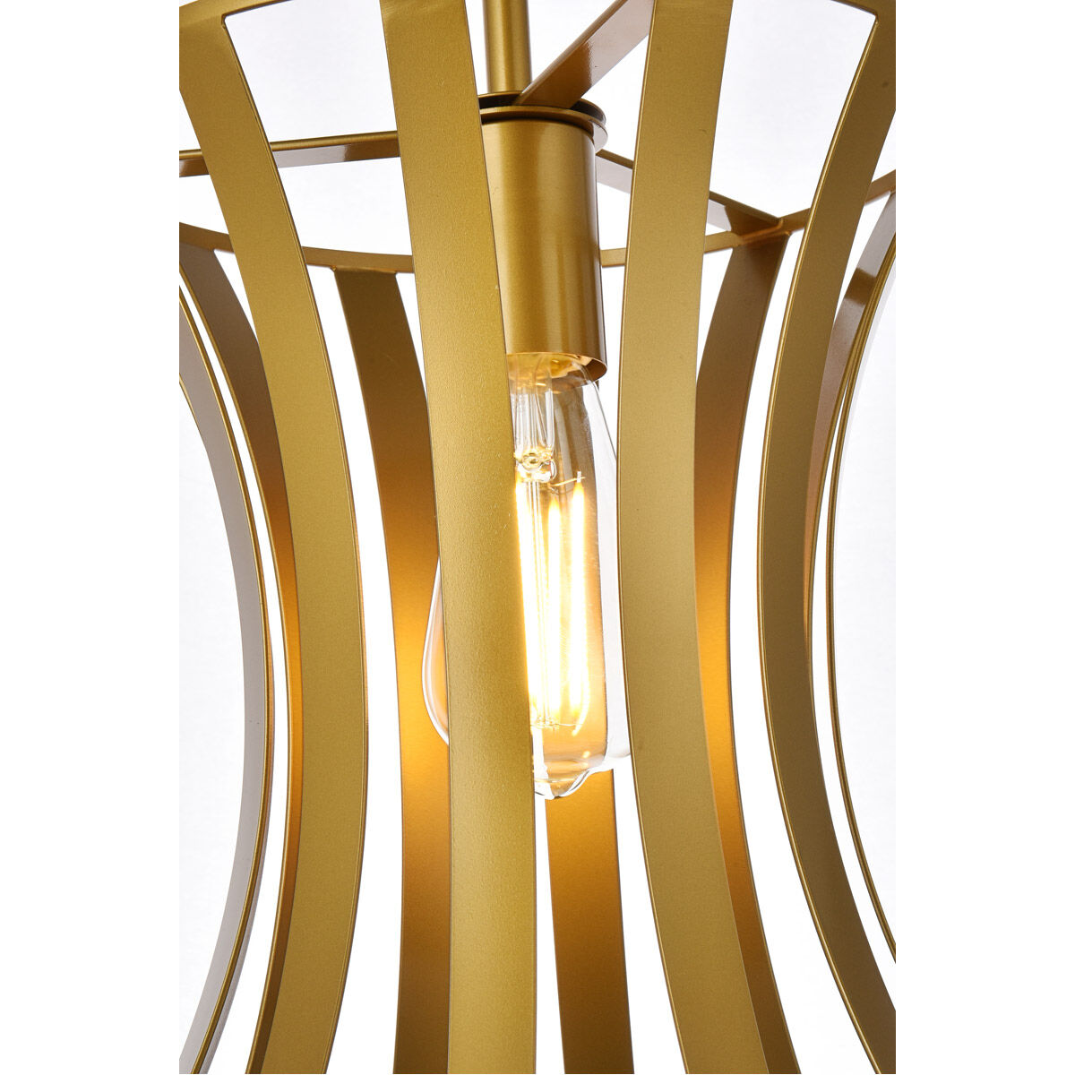 Lily 1 Light 10 inch Brass Pendant Ceiling Light