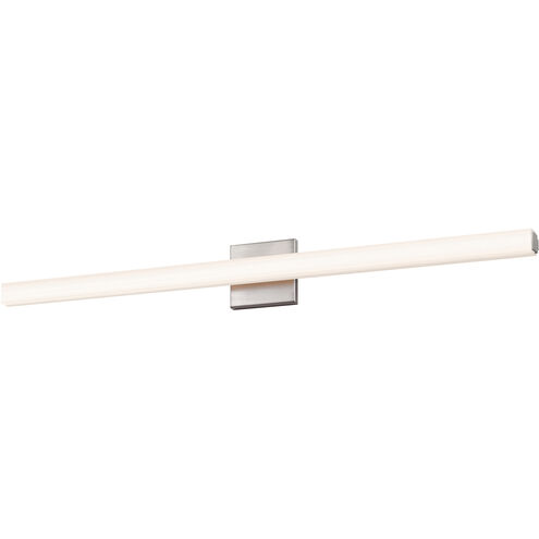 Square Bar LED 40 inch Satin Nickel Bath Bar Wall Light in 40.00 in.