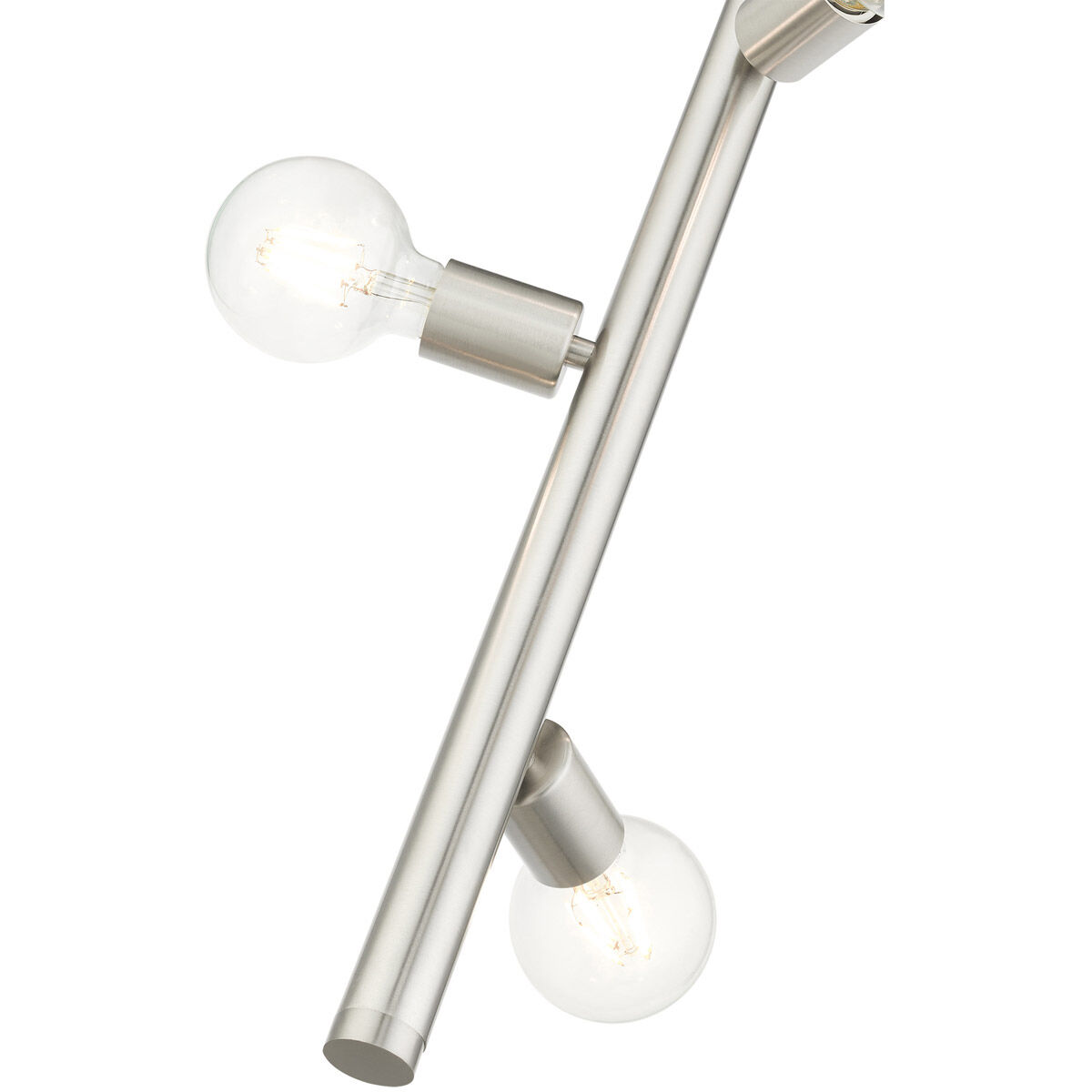 Bannister 3 Light 6 inch Brushed Nickel Pendant Ceiling Light