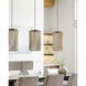 Sean Lavin Kai LED 12 inch Nightshade Black Pendant Ceiling Light, Integrated LED