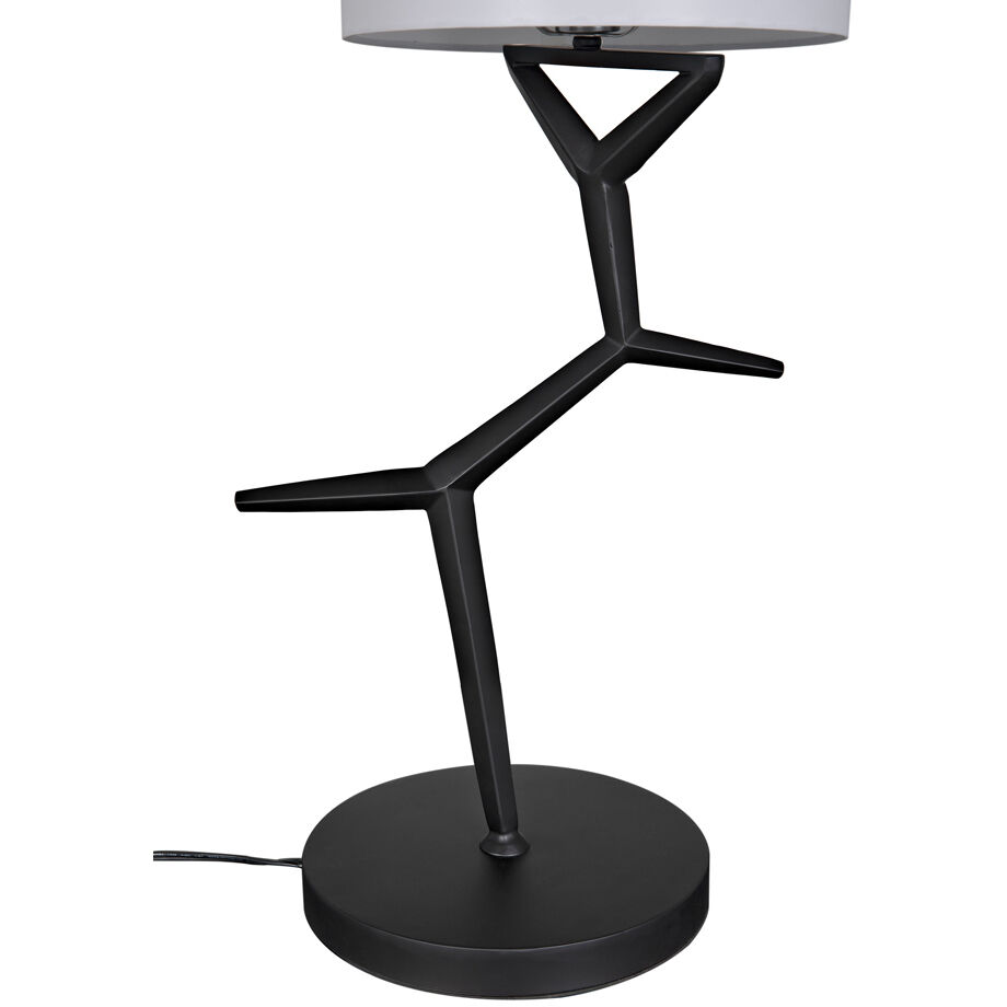 Arizona 29 inch 60.00 watt Matte Black Table Lamp Portable Light