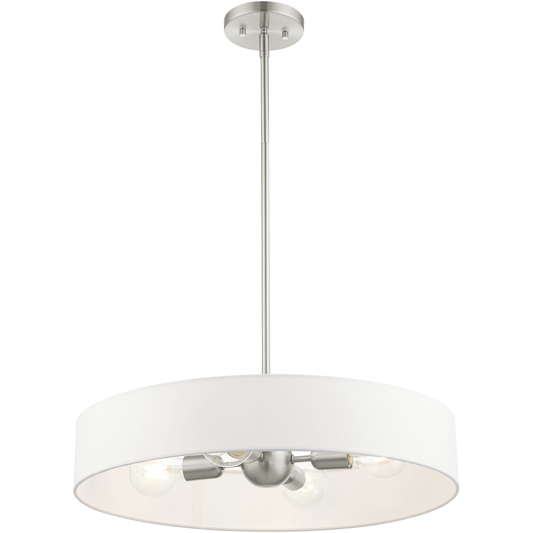 Venlo 4 Light 22 inch Brushed Nickel Pendant Ceiling Light