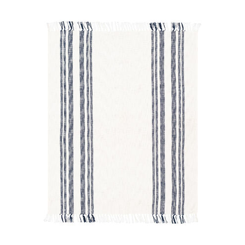Avila 60 X 50 inch Navy/Ivory Throws