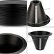6in Recessed Trim PAR38 Antique Bronze Step Baffle Trim