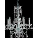 Traditional Crystal 5 Light 26 inch Polished Chrome Chandelier Ceiling Light in Polished Chrome (CH), Clear Hand Cut