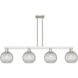 Arcadia Athens Island Light Ceiling Light in Brushed Satin Nickel