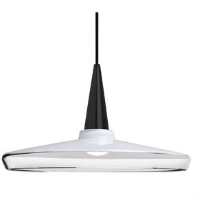 Baron 1 Light Black Pendant Ceiling Light