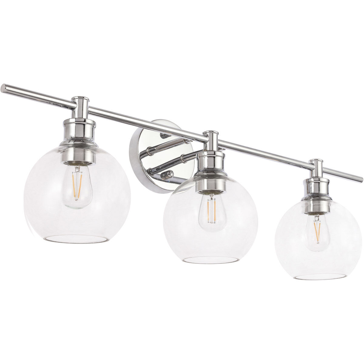 Collier 3 Light 28 inch Chrome Wall sconce Wall Light