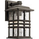 Beacon Square 1 Light 12 inch Olde Bronze Outdoor Wall, Small