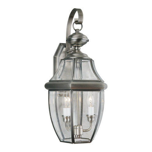 Signature 2 Light 21 inch Antique Pewter Outdoor Wall Light