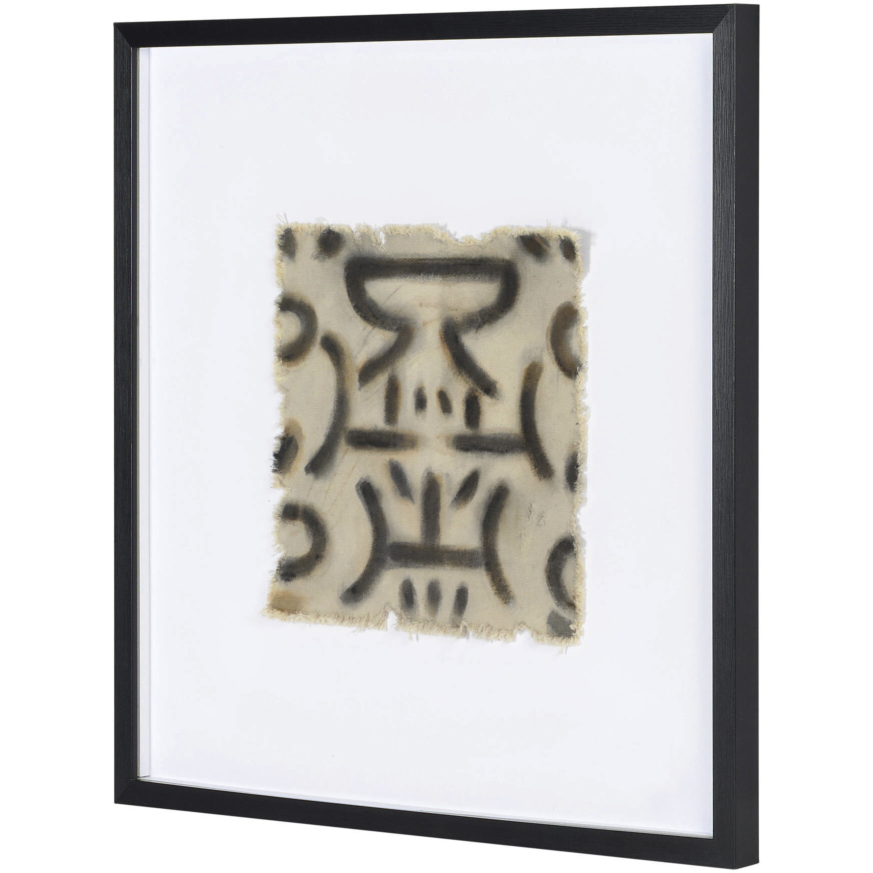 Ktir Off-White and Black Wall Art, Set of 4