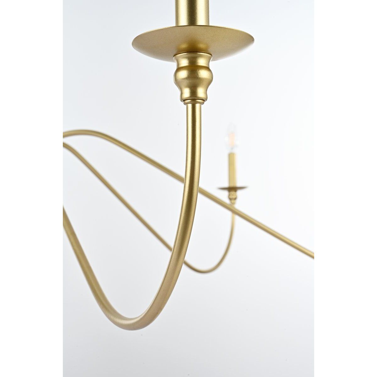 Rohan 6 Light 60 inch Brass Chandelier Ceiling Light