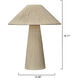 Tension 18 inch Off White Table Lamp Portable Light
