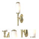Dryden LED 4 inch Polished Brass Bath Light Wall Light
