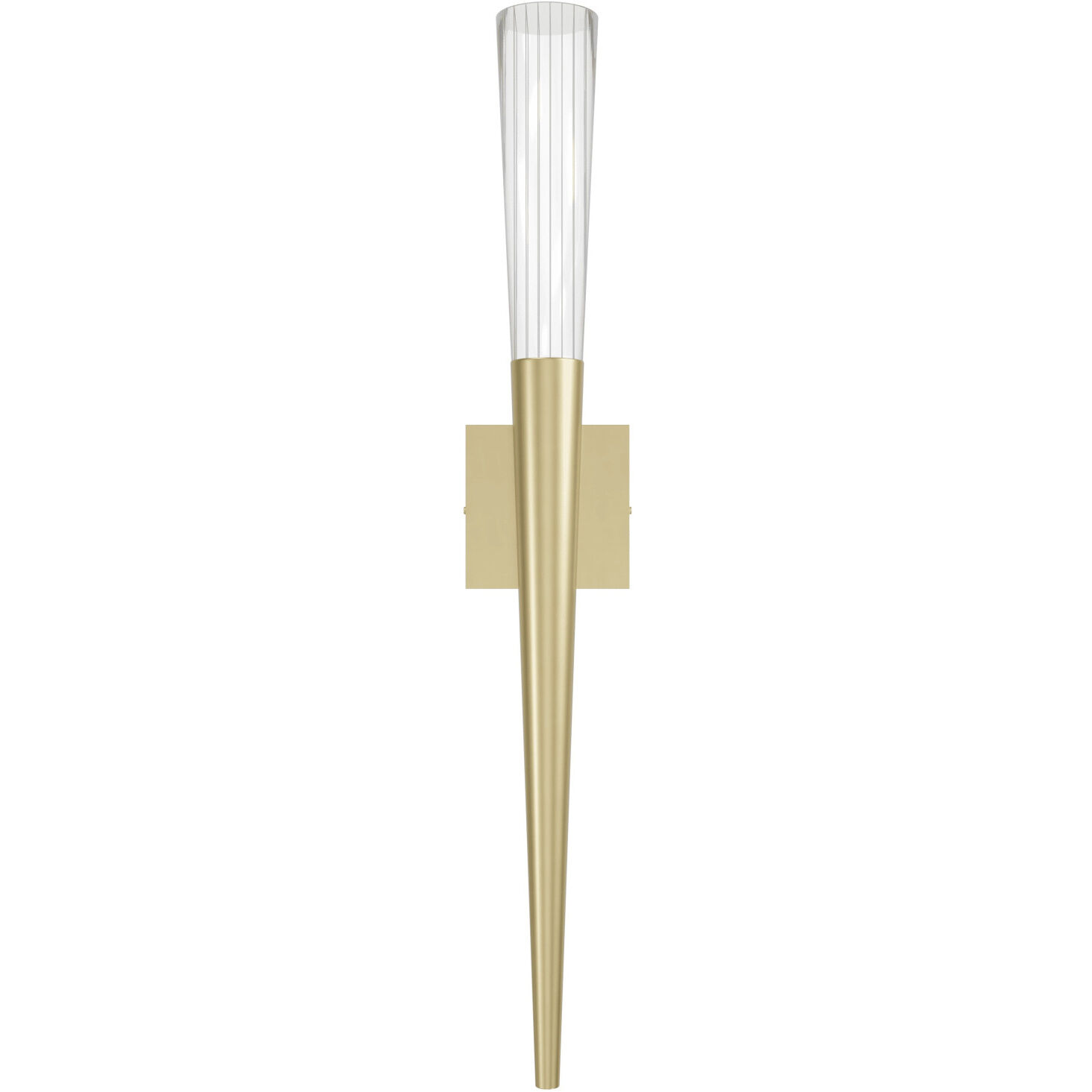 Encino Wall Sconce Wall Light in Brushed Brass
