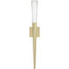 Encino Wall Sconce Wall Light in Brushed Brass