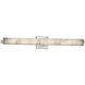 Alabaster Rocks 30.5 inch Brushed Nickel Vanity Light Wall Light