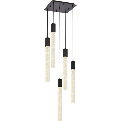 Weston 5 Light 16 inch Black Pendant Ceiling Light