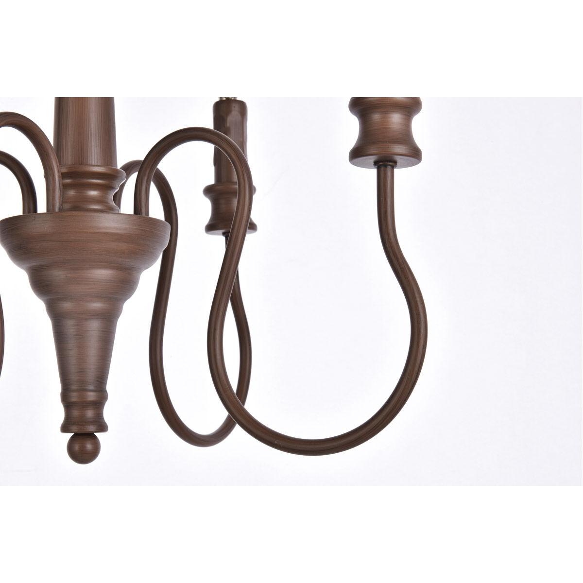 Flynx 4 Light 17 inch Weathered Oak Pendant Ceiling Light