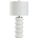 Esther 32 inch 150.00 watt Frosted White Table Lamp Portable Light