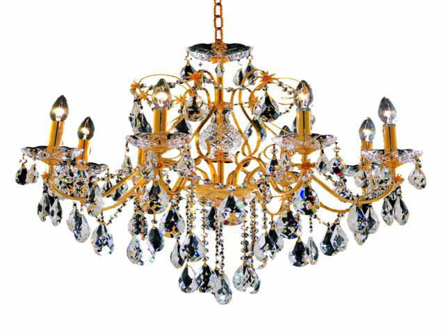 St. Francis 8 Light 26 inch Gold Dining Chandelier Ceiling Light in Royal Cut
