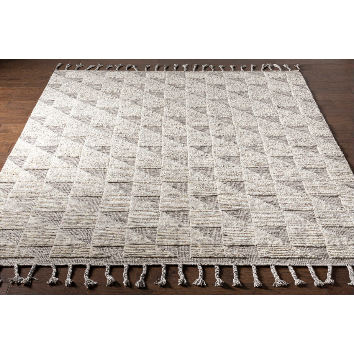 Sahara 72 X 48 inch Dark Brown Rug in 4 X 6, Rectangle