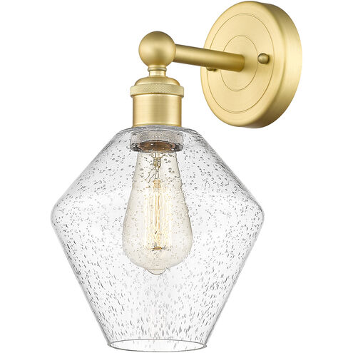 Cindyrella Sconce Wall Light in Satin Gold, Seedy