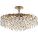 Joe Nye Trillion 10 Light 21 inch Hand-Rubbed Antique Brass Flush Mount Ceiling Light, Large