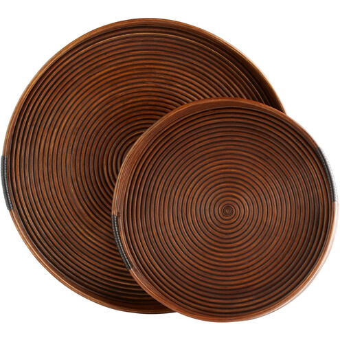 Papeete Brown Tray, Large