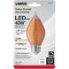 Lumos LED C15 Medium E26 4 watt 120V 2100K Light Bulb