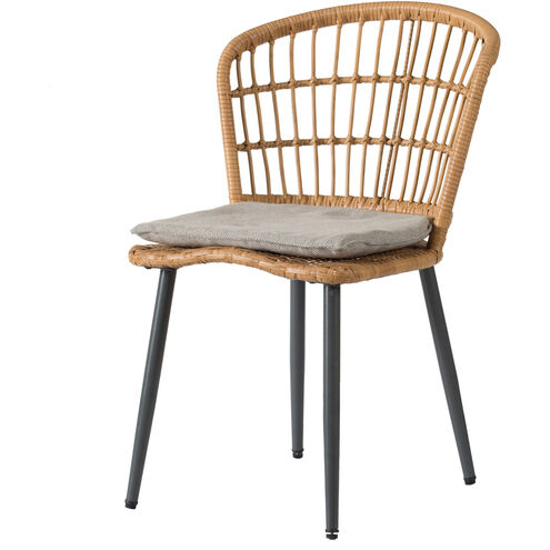 Wicker Black/Natural Dining Chair