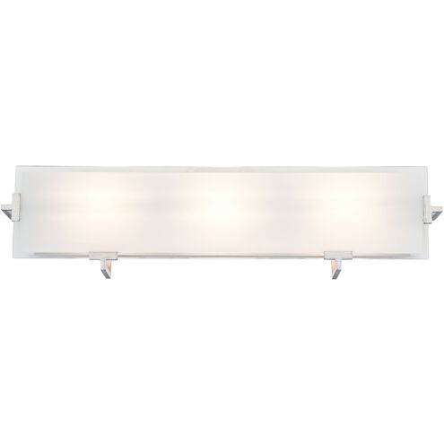 Zurich 3 Light 25.25 inch Satin Nickel Bath Vanity Wall Light