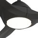Surea 56 inch Matte Black Outdoor Ceiling Fan