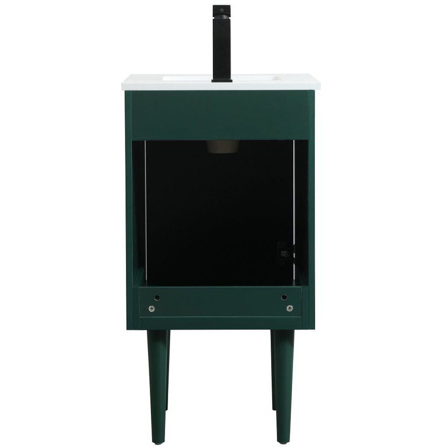 Cyrus 19 X 18 X 33.5 inch Green Vanity Sink Set