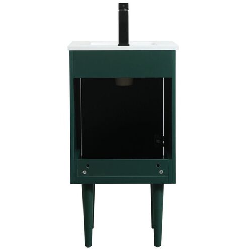 Cyrus 19 X 18 X 33.5 inch Green Vanity Sink Set