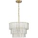 Museo 12 Light 30 inch Satin Brass Pendant Ceiling Light 