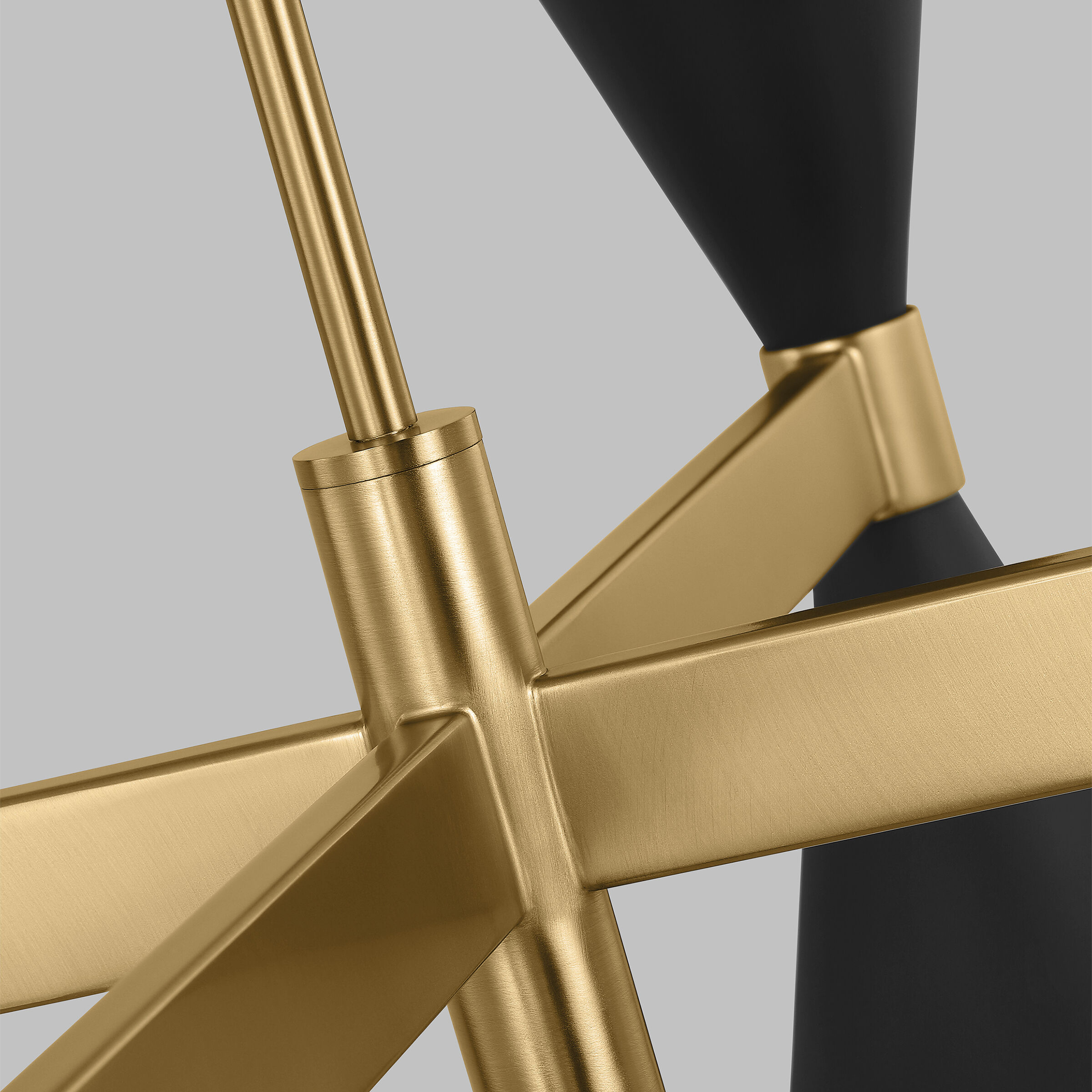 AERIN Albertine 8 Light 48 inch Midnight Black Chandelier Ceiling Light