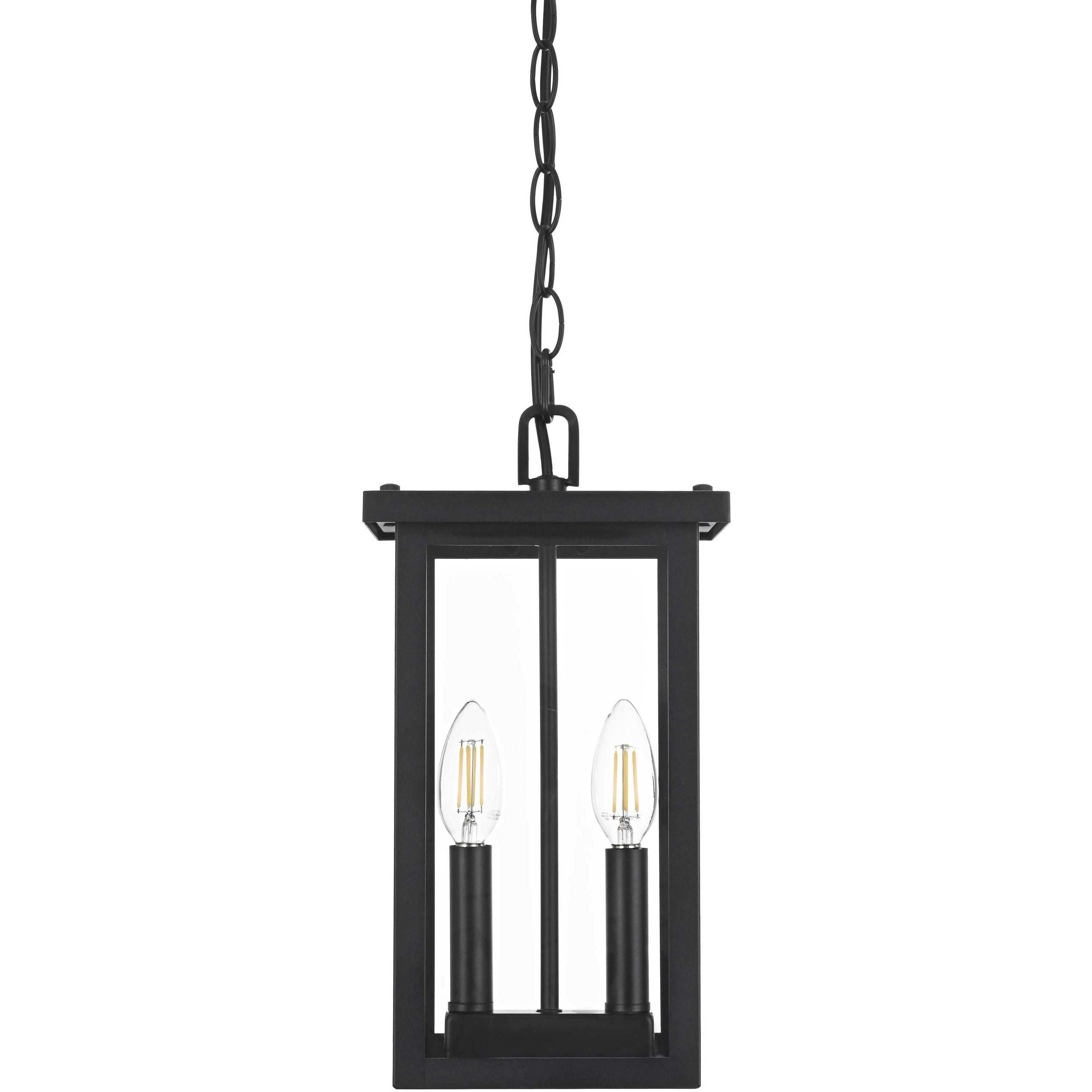 Venango 2 Light 7 inch Black Outdoor Pendant