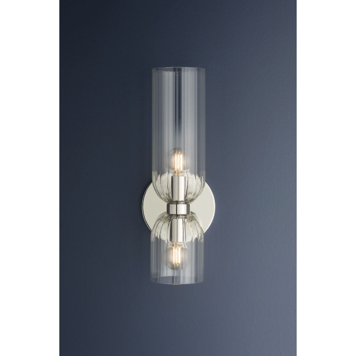 Sayville 2 Light 5.5 inch Polished Nickel Wall Sconce Wall Light