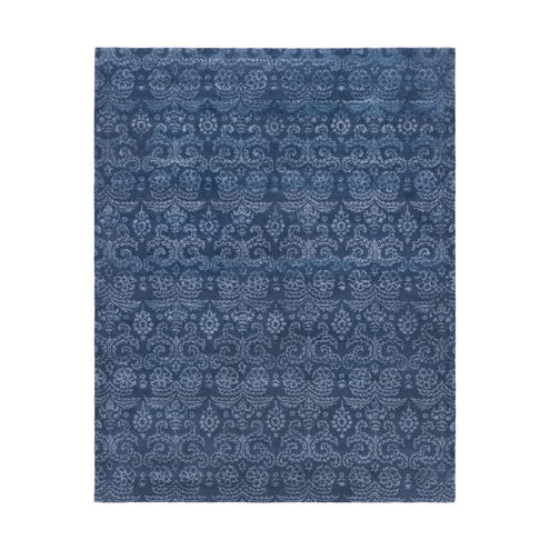 Wilfred 120 X 96 inch Navy Rug, Rectangle